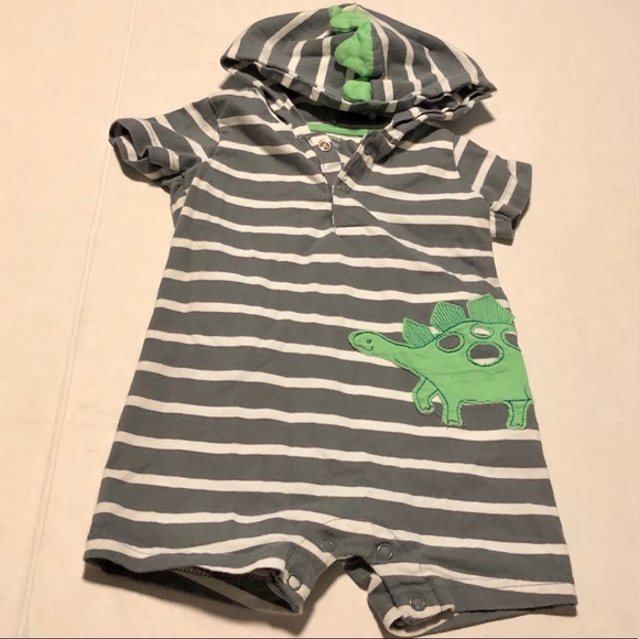 carters dinosaur romper